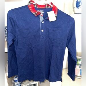 Crewcuts boys tartan collar shirt